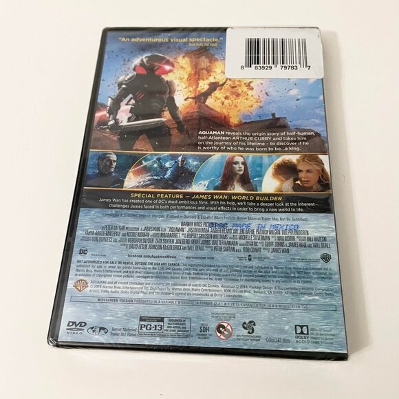 Aquaman DVD Jason Momoa Amber Heard - Picture 4 of 13
